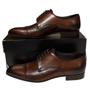 Mercanti Fiorentini Dark Brown Leather Oxfords